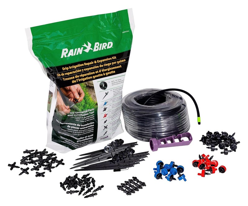 Rainbird DRIPKITBAG Drip Irrigation Repair and Expansion Kit - Image 1
